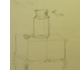 nudo con vaso di fiori